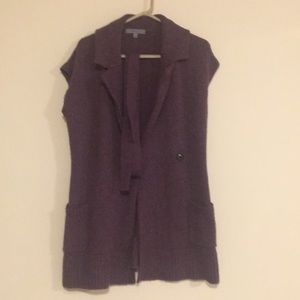 Cosy tie short sleeve sweater